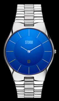 Storm Watch - Mens Slim X XL Blue